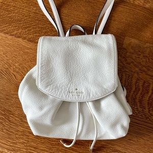 AUTHENTIC Kate Spade leather mini backpack with gold detailing